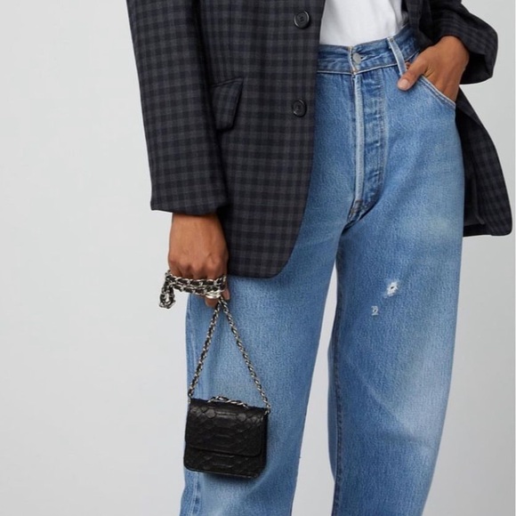 Gelerah Mizrahi ITSY BITSY MICRO MINI PYTHON CHAIN BAG - Picture 6 of 6